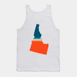 Idaho State Retro Map Tank Top